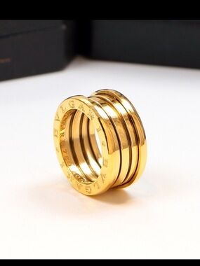 339. Stainless Steel 18K gold Plated rings